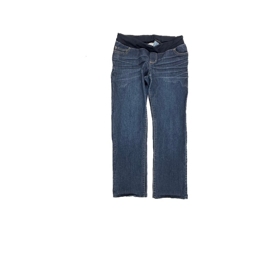 Liz Lange‎ Maternity Straight Women's size 6 Dark Wash Blue Denim Jeans